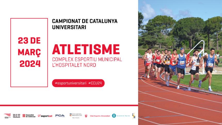 Campionat de Catalunya Universitari d’Atletisme 2024: inscripcions obertes!